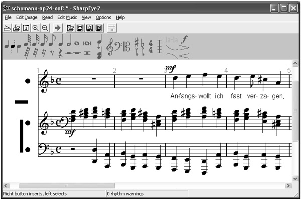 Scan Sheet Music into XML